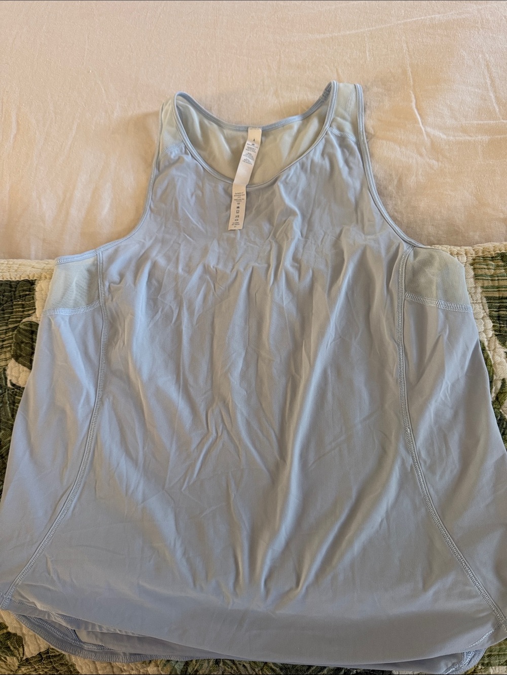 lululemon athletica Light Blue Performance Racerback Tank